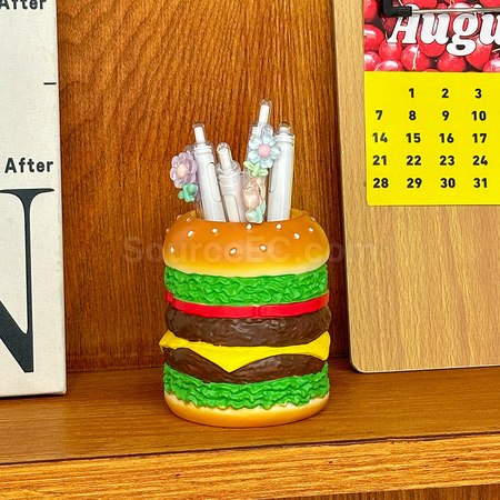 Customization Hamburger Pen Holder Promotional Products