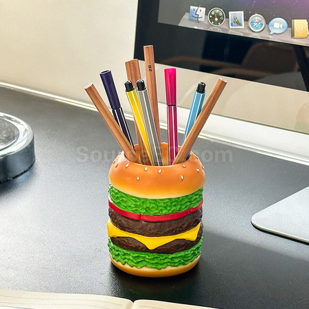 Customization Hamburger Pen Holder Promotional Products