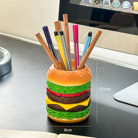 Customization Hamburger Pen Holder Promotional Products