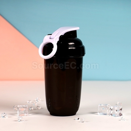 Customization Fitness 400ml Portable Plastic Shake Cup Promotional Products