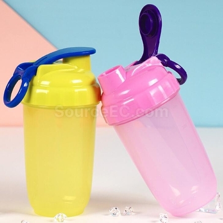 Customization Fitness 400ml Portable Plastic Shake Cup Promotional Products