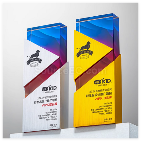 Customization Creative Metal Crystal Trophy Promotional Products