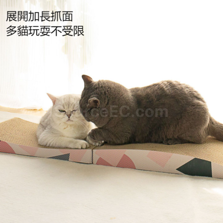 Customization Corrugated paper folding and lengthened cat scratching board Promotional Products