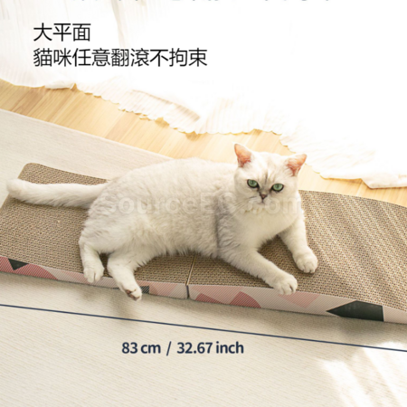 Customization Corrugated paper folding and lengthened cat scratching board Promotional Products