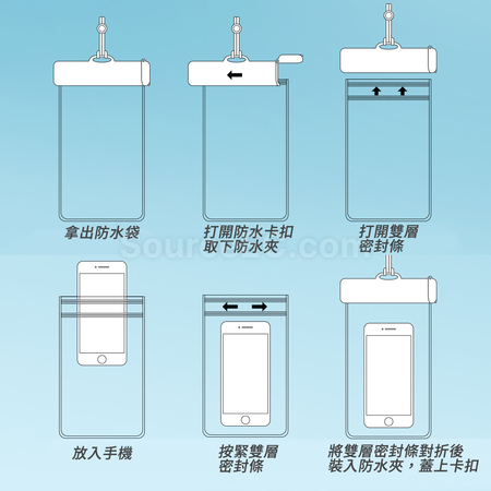 Customization Touchscreen Phone Waterproof Bag Promotional Products