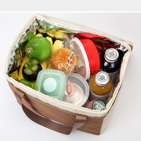Customization Picnic Insulated Zipper Thickened Waterproof And Oil-Proof Handbag Promotional Products