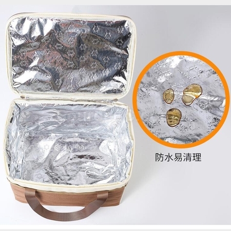 Customization Picnic Insulated Zipper Thickened Waterproof And Oil-Proof Handbag Promotional Products