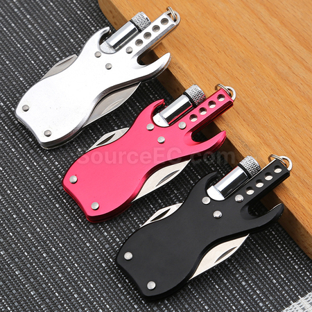 Customization Multi-Function Knife With LED Light And Keychain Promotional Products
