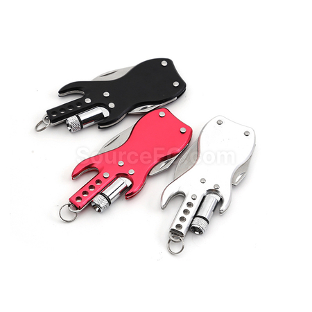 Customization Multi-Function Knife With LED Light And Keychain Promotional Products