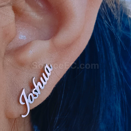 Customization Customized text earrings and studs Promotional Products