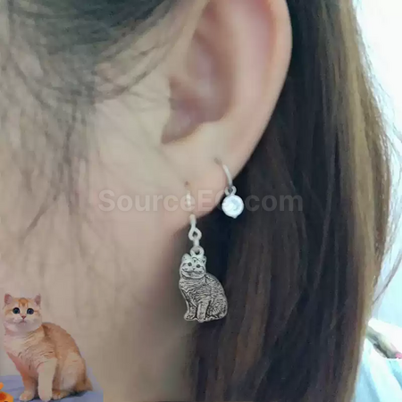 Customization Customized pet portrait earrings Promotional Products