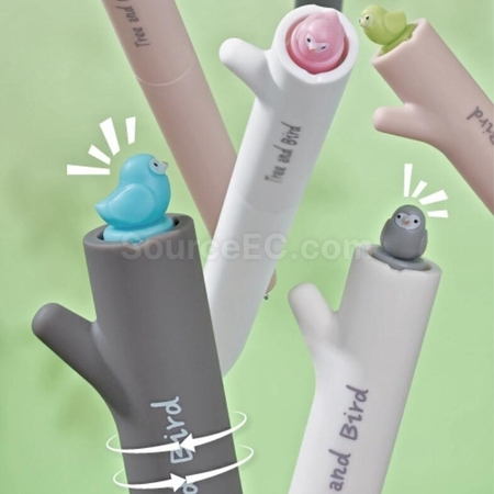 Customization Spinning Bird Twist Gel Pen Promotional Products
