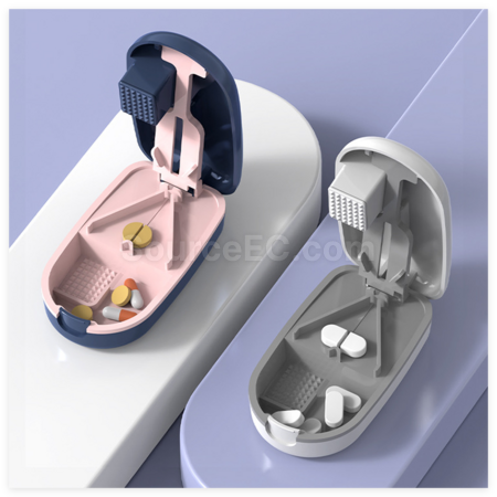 Customization Pill Box with Pill Cutter Promotional Products