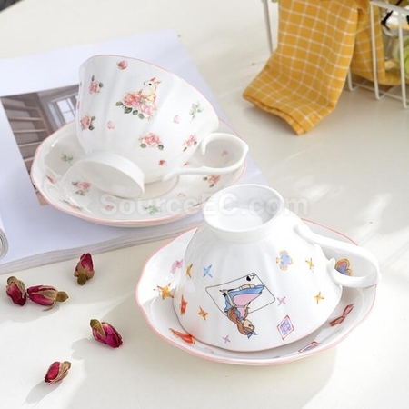 Customization Rabbit Cup Alice Coffee Cup Set Promotional Products