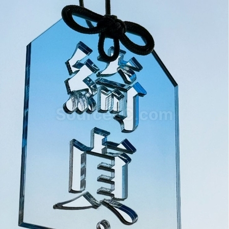 Customization Custom Acrylic Hollow Amulet Pendant Promotional Products