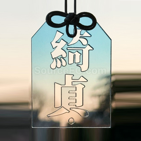 Customization Custom Acrylic Hollow Amulet Pendant Promotional Products