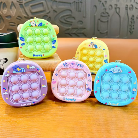 Customization Decompression bubble fidget keychain Promotional Products