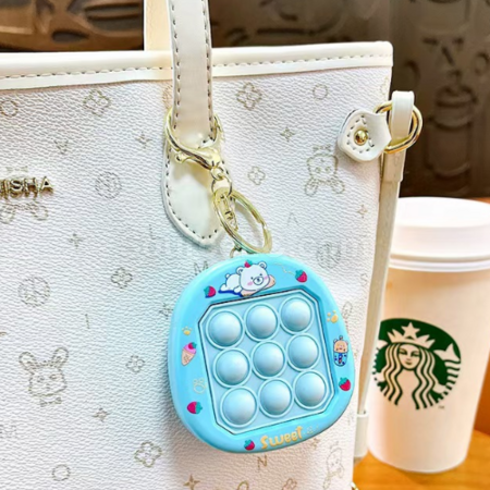 Customization Decompression bubble fidget keychain Promotional Products