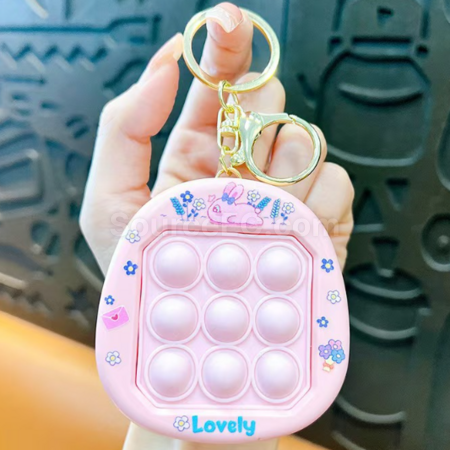 Customization Decompression bubble fidget keychain Promotional Products