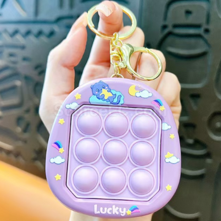 Customization Decompression bubble fidget keychain Promotional Products