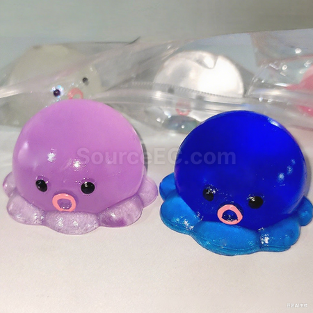Customization Decompression Octopus Squishy Toy Promotional Products