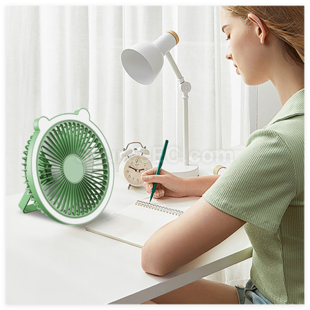 Customization Folding Portable Desk Lamp Fan Promotional Products