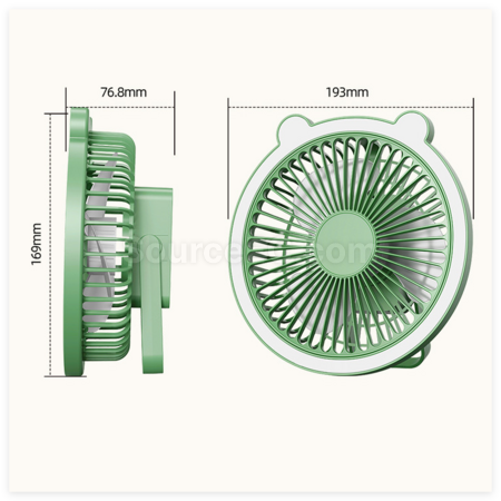 Customization Folding Portable Desk Lamp Fan Promotional Products