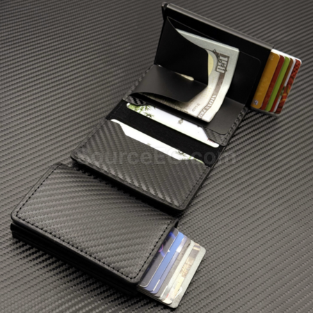 Customization Automatically ejecting RFID card wallet Promotional Products
