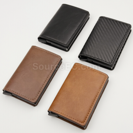 Customization Automatically ejecting RFID card wallet Promotional Products