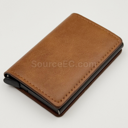 Customization Automatically ejecting RFID card wallet Promotional Products