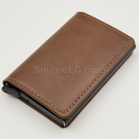 Customization Automatically ejecting RFID card wallet Promotional Products