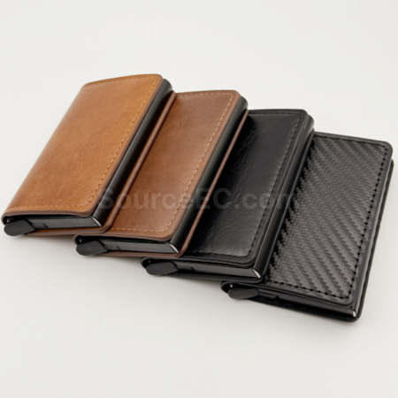 Customization Automatically ejecting RFID card wallet Promotional Products