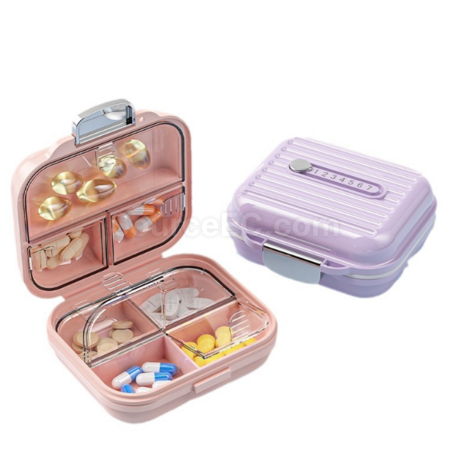 Customization 7-day Portable Compartmentalized Pill Box  Promotional Products