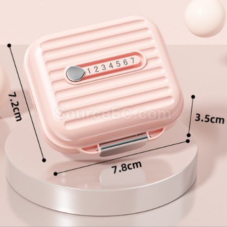 Customization 7-day Portable Compartmentalized Pill Box  Promotional Products
