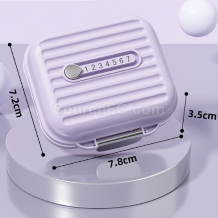 Customization 7-day Portable Compartmentalized Pill Box  Promotional Products
