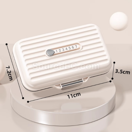 Customization 7-day Portable Compartmentalized Pill Box  Promotional Products