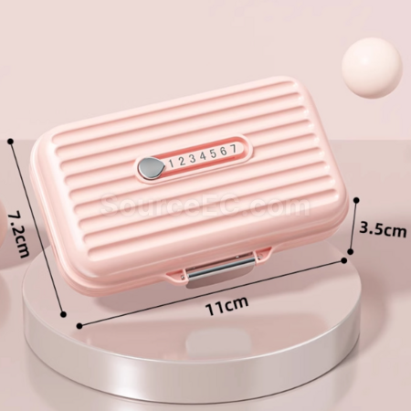 Customization 7-day Portable Compartmentalized Pill Box  Promotional Products