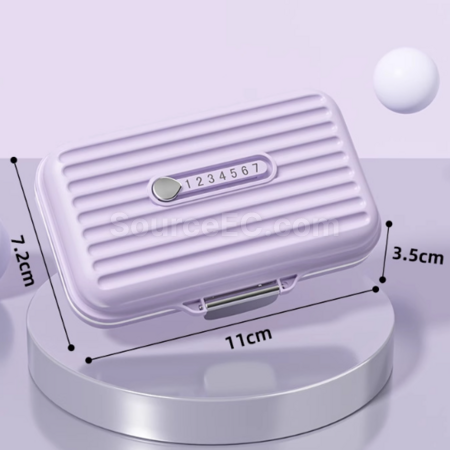 Customization 7-day Portable Compartmentalized Pill Box  Promotional Products