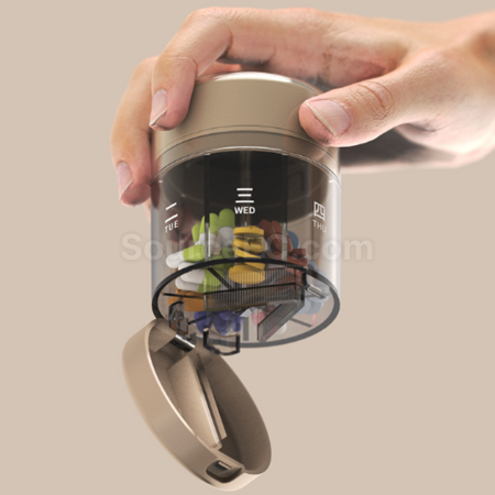 Customization Two-In-One Pill Cutter And Pill Dispensing Box Promotional Products