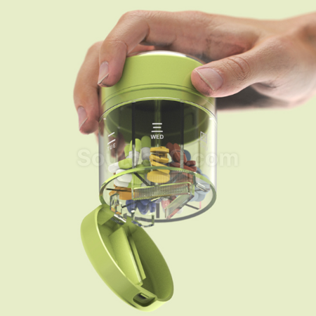 Customization Two-In-One Pill Cutter And Pill Dispensing Box Promotional Products