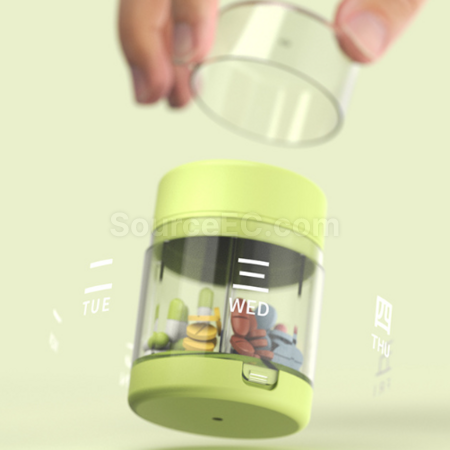 Customization Two-In-One Pill Cutter And Pill Dispensing Box Promotional Products