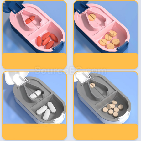 Customization Portable pill cutter and medicine box Promotional Products