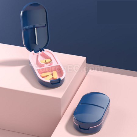 Customization Portable pill cutter and medicine box Promotional Products