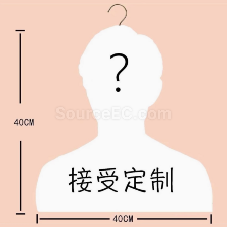 Customization Human-shaped environmentally friendly paper hanger Promotional Products