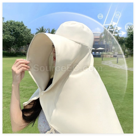 Customization Shawl Neck Visor Bucket Hat Promotional Products