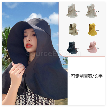 Customization Shawl Neck Visor Bucket Hat Promotional Products