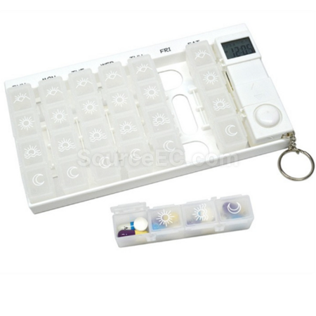 Customization 28-compartment intelligent electronic reminder pill box Promotional Products