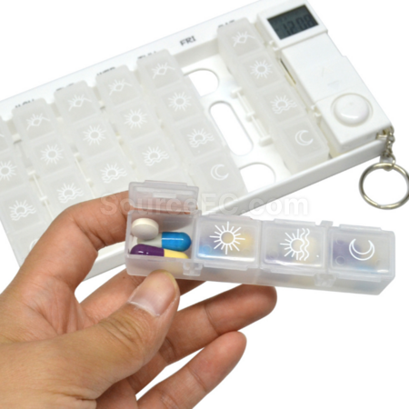 Customization 28-compartment intelligent electronic reminder pill box Promotional Products