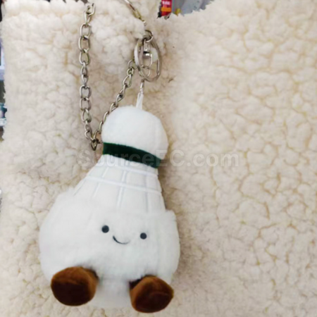 Customization Badminton plush doll keychain Promotional Products