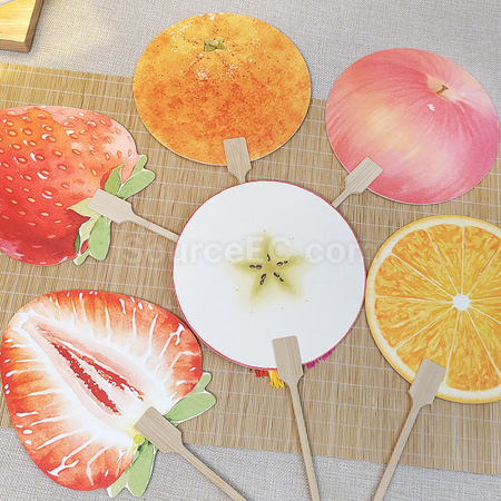 Customization Summer Best-selling Fruit Fan Promotional Products